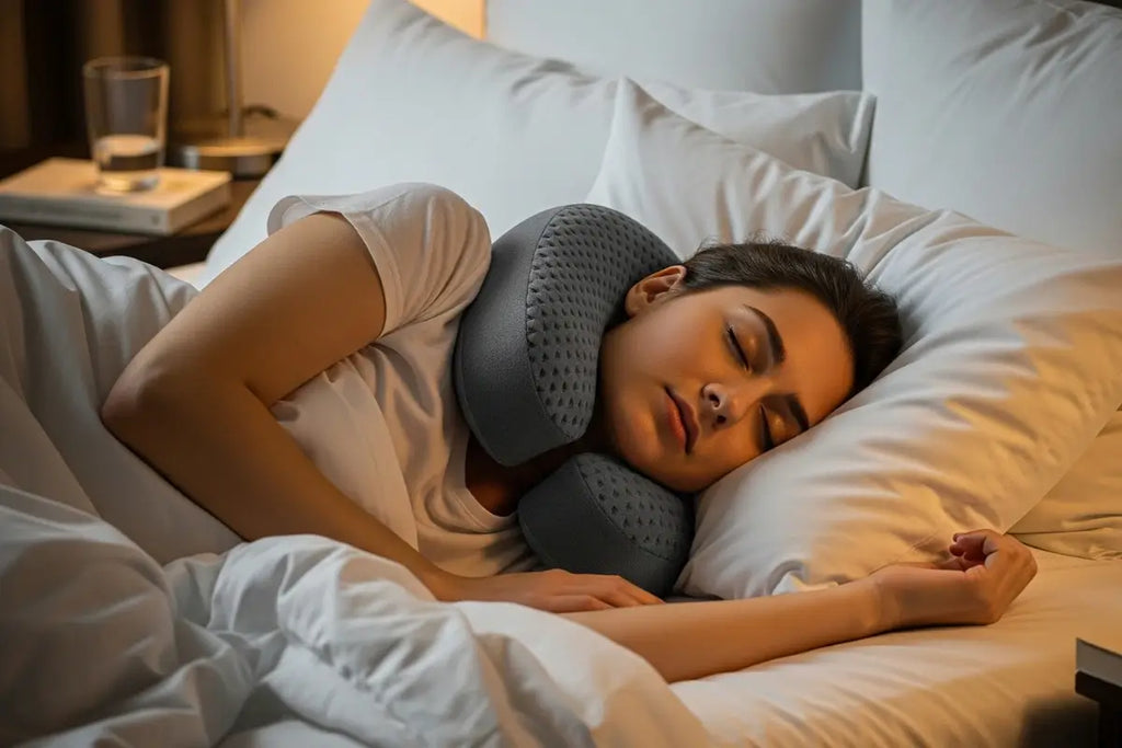Can You Sleep With a Neck Pillow in Bed