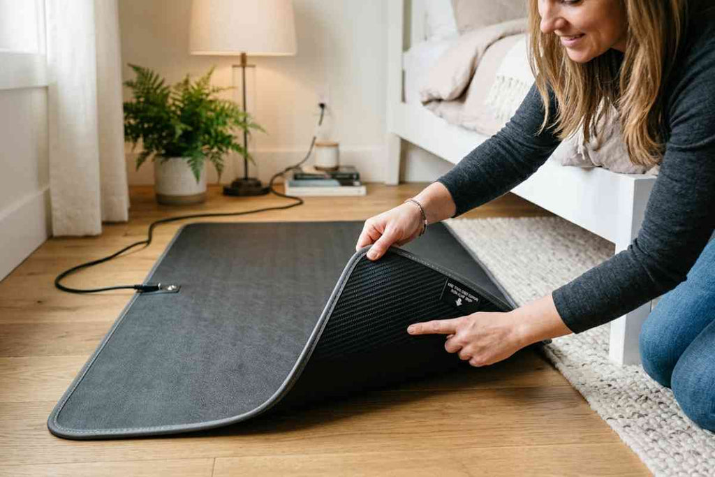 Which Side of the Grounding Mat to Use