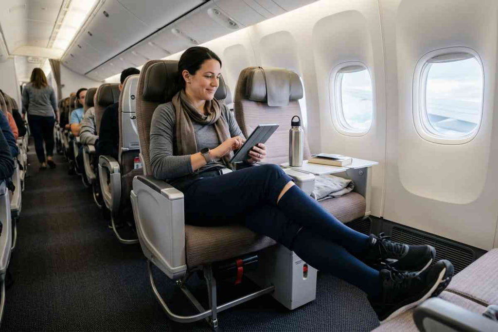 Why Wear Compression Socks on a Plane