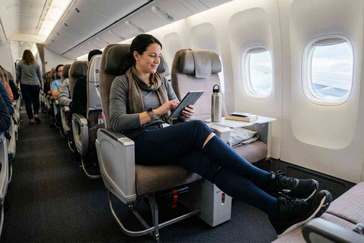 Why Wear Compression Socks on a Plane