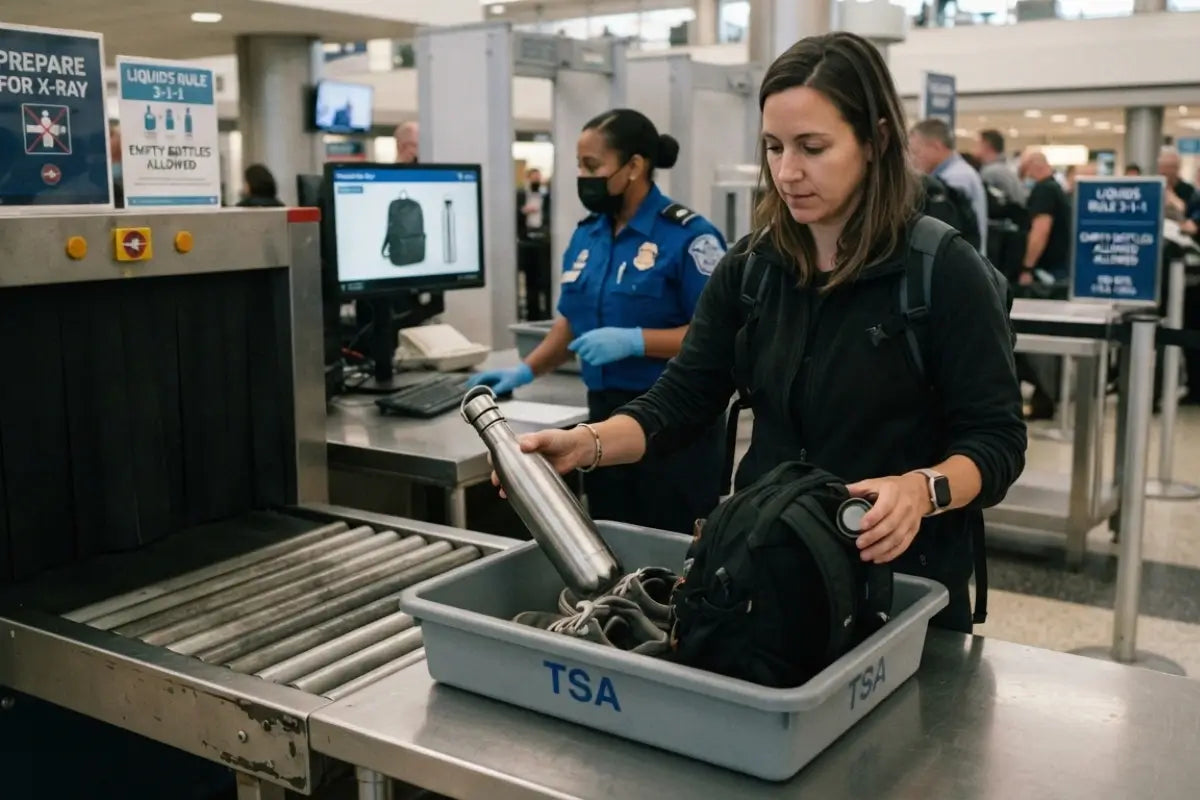 Can You Take an Empty Metal Water Bottle on a Plane