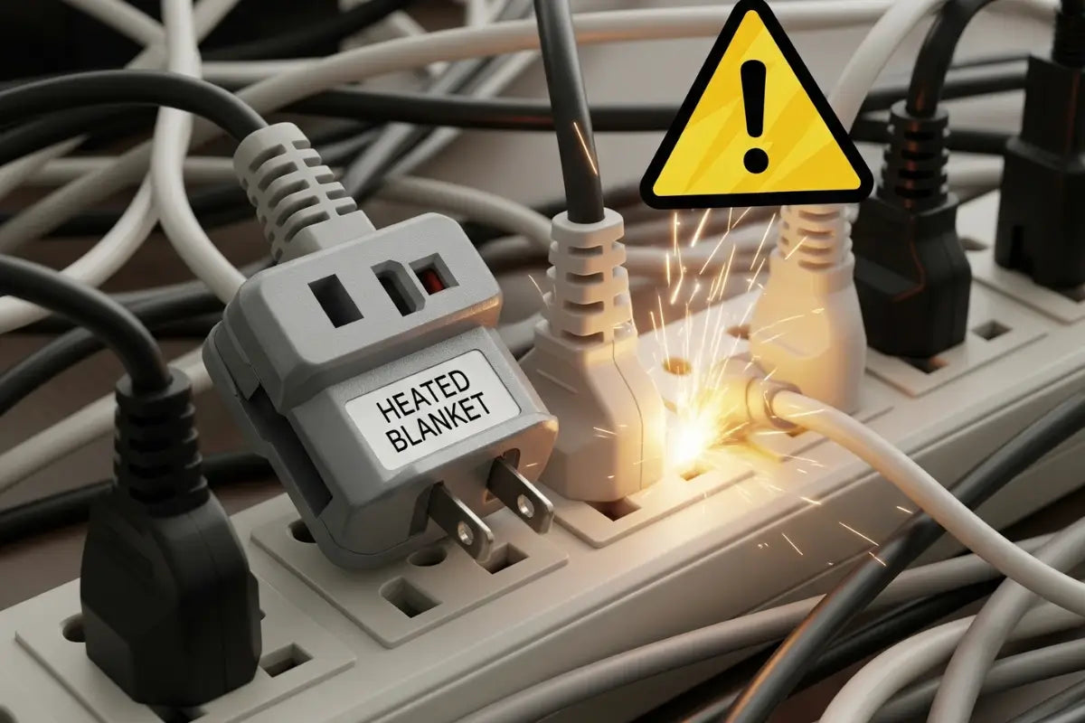 5 Reasons Not to Plug a Heated Blanket into a Power Strip – Heavenly Health