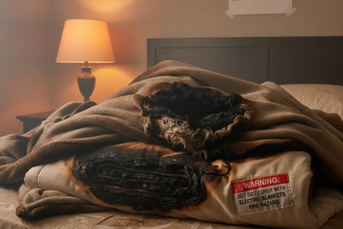 6 Reasons Why You Should Never Put Blanket Over Electric Blanket