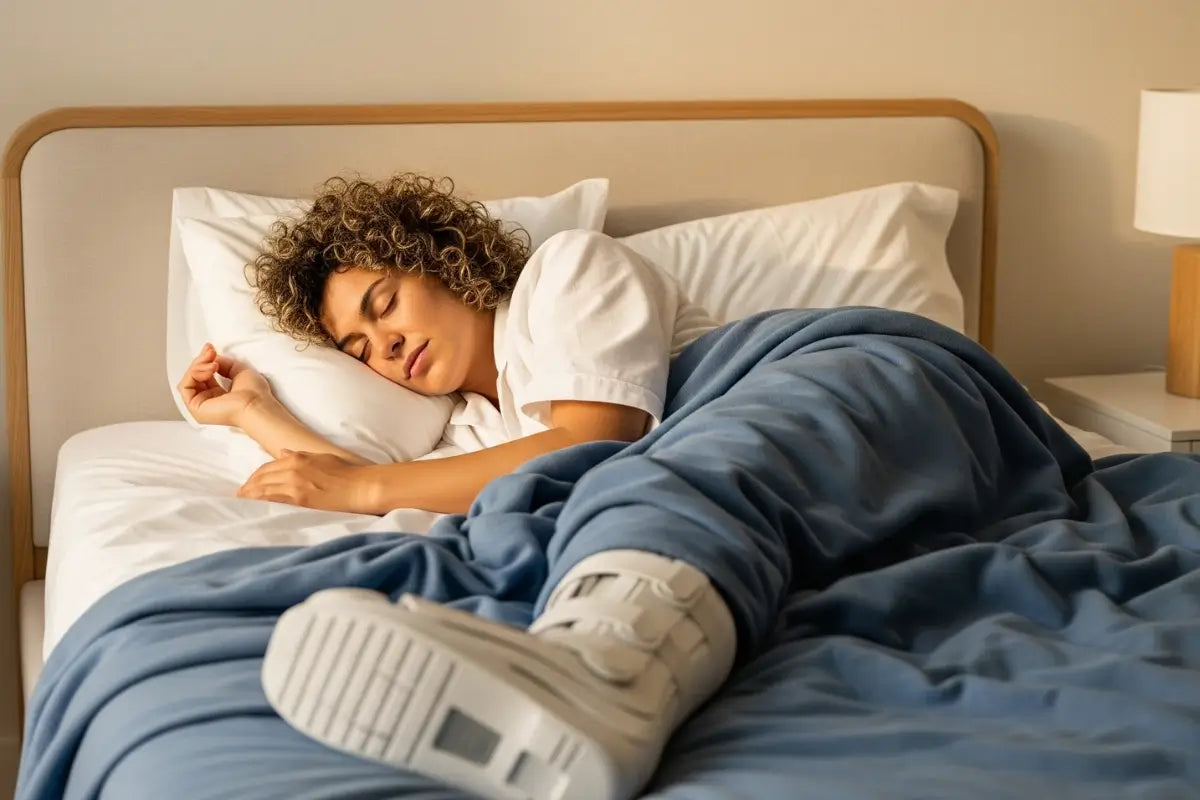 How to Sleep in a Walking Boot?